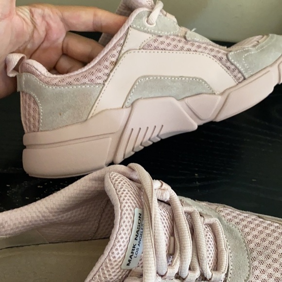 Mark Nason Los Angeles Light Pink Trinity Chunky Sneaker Size 8.5 - Picture 11 of 11